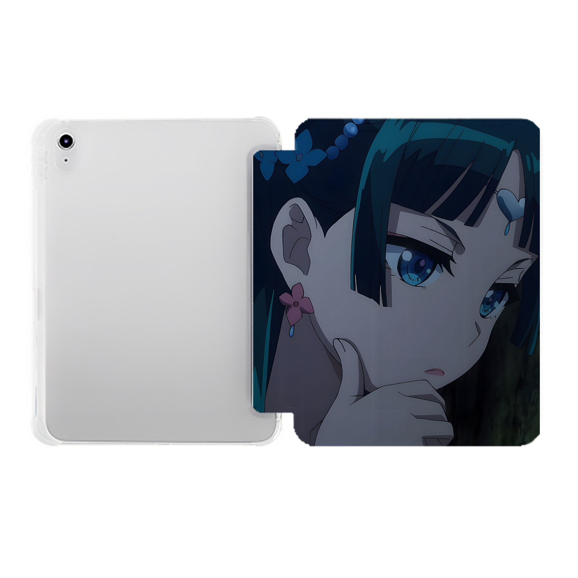 （画像用） 薬屋のひとりごと The Apothecary Diaries IPad ケース ペン収納付き 三つ折りスタンド PUレザー×シリコン 対応機種9.5/10.5/10.9インチ